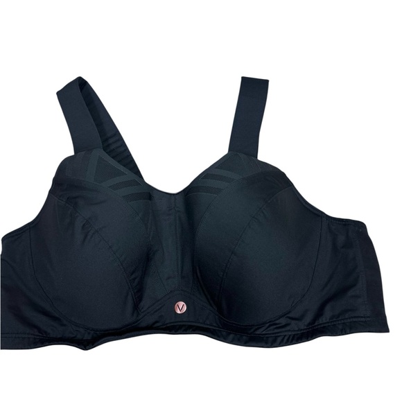 Livi Active Black Sports Underwire Bra with Supportive Straps size 48C - Picture 2 of 11